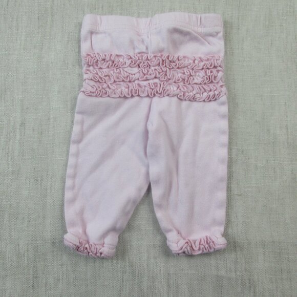 Lot of 4 Carter's Footed Leggings Pants Baby Girls 3M Multi Hearts Elastic Waist - Picture 8 of 10